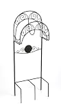 Outdoor Living : Liberty Garden Products Decorative Garden Hose Stand Wire Carrington With 150-Foot Hose Capacity #640-Black