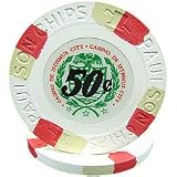 Set of 10 James Bond Casino de Isthmus Paulson Chip 50 Cents