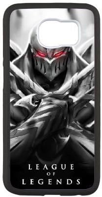 Samsung Galaxy S6 Cell Phone Case Black League of Legends Zed Xgobk Unique Designer Case Cover Hard Back Cover
