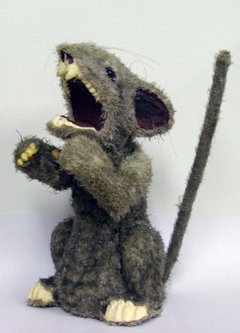 Furry Rat Prop Halloween Decoration