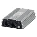 Cartrend 7740600 Spannungswandler 600 Watt, 12 Volt / 230 Volt mit USB Ladefunktion