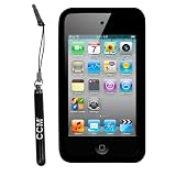 iTouch 4 Case Black and iPod touch 4th generation Stylus Pen By CCM