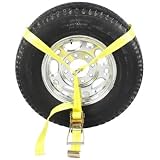 Side Mount Wheel Net with Ratchet and Flat Hook (Single) – Car Tie Down
