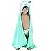 Baby Hooded Towel Bear Ear- Soft Thick 100% Cotton Bath Set Girls, Boys, Infant ad Toddler, Good Choice (Green)