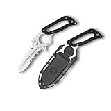 Spyderco Caspian 2 Salt Rust Free Combination Edge Knife, Black