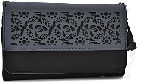 Black Slim Wallet Case Pattern Design for HTC One ( M8 ), E8 , for Windows , One Max [w/ Hand Strap , Card Slot ] NuVur ™