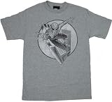 Gray Heather MARVEL COMICS SPIDERMAN 3 MOVIE FLYING PETER PARKER T Shirt Licensed