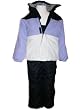 Girls Toddler Iceburg 2pc Set, Snowsuit Snowboard Jacket Parka Coat with Ski Bibs, ColorBlocked, Turquoise or Lavender 2T 3T 4T Snow Suit