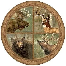 Set of Four Wildlife Collage Coasters - Style TS2189 by Thirstystone