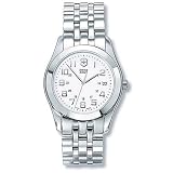 Victorinox Swiss Army Silver Stainless Band White Dial - Women's Watch 24663