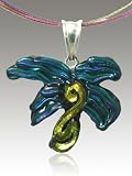 Dichroic Glass PalmTree Pendant Sterling Silver 925 ... as low as $10.50