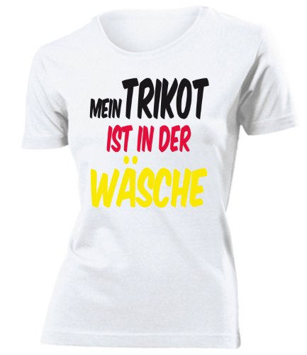 DEUTSCHLAND FANSHIRTS MEIN TRIKOT IST IN DER WÄSCHE 1027(F) Gr. L