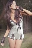 Sally Jones Song Bird Sage Silk Teddy