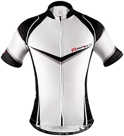 Riposte MSA-01001 Razor Men's Cycling Shirts(White,S)