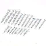 uxcell　セメントネイル　金属素材　シルバートーン　ポイントのヘッド　チップワイヤー