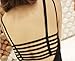 BeOne Sexy Women Bralette Caged Back Cut Out Padded Bra Crop Top