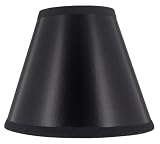 Chandelier Shade Replacement 7 Inch Black Parchment