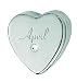 Ganz April Birthstone Heart Swarvoski Crystal Jewelry Box