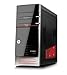 HP Pavilion Elite h9-1130 Phoenix Desktop (Black/Red)