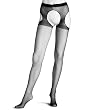 Leg Avenue Women's Queen Sheer Garter Belt Panty Hose #1901Q