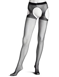 Leg Avenue Women's Queen Sheer Garter Belt Panty Hose #1901Q