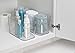 mDesign Deep Plastic Bathroom Vanity Storage Bin with Handles - Organizer for Hand Soap, Body Wash, Shampoo, Lotion, Conditioner, Hand Towel, Hair Brush, Mouthwash - 10