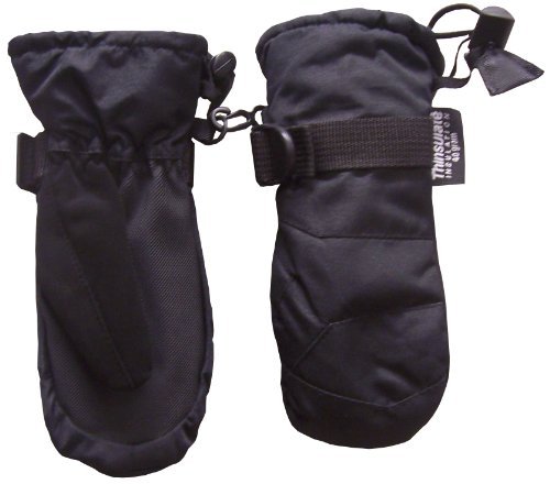 N'Ice Caps Boys Thinsulate Waterproof Snowboard Mitten Black 2T-4T