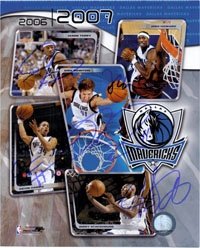 Mavericks, Dallas (2006-07) Autographed/Hand Signed 8x10 Photo By Jason Terry, Josh Howard, Dirk Now