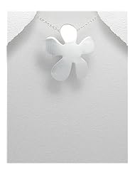 Flower Pendant Necklace In 92.5 Sterling Silver