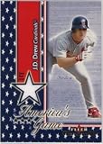 J.D. Drew St. Louis Cardinals 2002 Fleer Maximum Americas Game Jersey #5 Baseball Card