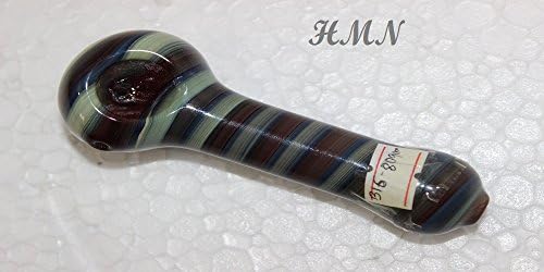 4" Spoon Shaped Color Changing Art Incense Holder Pipe