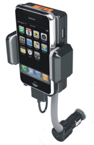 FM TRANSMITTER, Charger & FULL HANDS-FREE CAR KIT for Apple iPhone, iPhone 3G and iPod Player