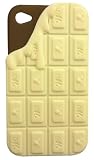 「MobiMore チョコレートシリコンケース iPhone4,iPhone4S ホワイトチョコレート」の画像