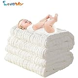 LOVE MY★ Natural Antibacterial,Super Water Absorbent,Super Soft Muslin Cotton Baby Bath Towels,Care for the baby skin,Newborn Muslin Cotton Warm Baby Bath Towels Also for Baby Blanket -1 pcs