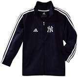 MLB Youth New York Yankees 3-Stripe Track Jacket (Navy, Large)