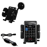 Blackberry Storm 2 Flexible Auto Windshield Holder with Car Charger - Uses Gomadic TipExchange