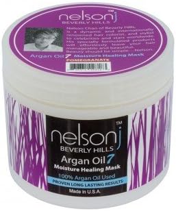 Nelson J Beverly Hills Argan Oil 7 Moisture Healing Mask (Pomegranate)4 Oz