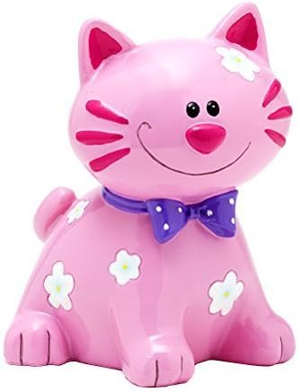 Pink Kitty Cat Piggy Bank - Coin Bank by King-Max Products, Inc.
