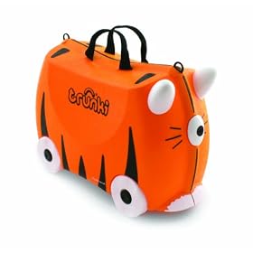 Trunki Kid's Tipu the Tiger Rolling Suitcase