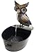 Alpine Corporation Metal Owl Fountain