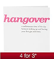 Dictionary Hangover Birthday Card