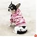 PINK - X-SMALL - Fashionable, Warm Camo Fleece Hoodies