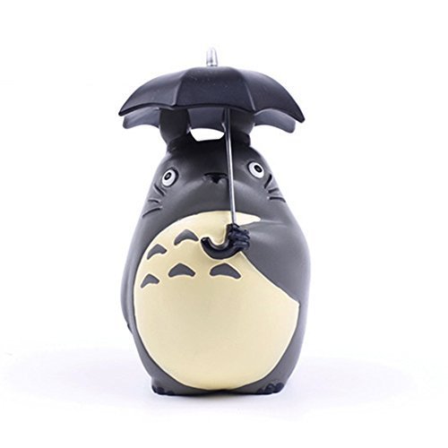 Dutub® Cute Studio Ghibli 10cm 4" Figure Statue For My Neighbor Totoro with Umbrella
