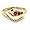 14K Gold (Choice of Yellow or Rose Gold) Snake Ring set with Ruby & Sapphire with Snake Scaling - Finger Sizes 5 to 12 Available