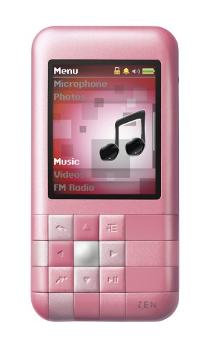Creative Zen Mozaic 2 GB MP3 Player (Pink)