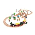Tidlo Wooden Train Set (50 Pieces)