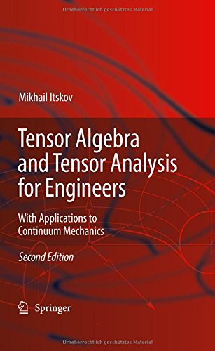 tensor algebra and tensor analysis for engineers with applications to continuum mechanics