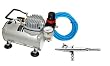 IWATA HIGH PERFORMANCE PLUS HP-B AIRBRUSHING SYSTEM WITH AIRBRUSH-DEPOT MODEL TC-20