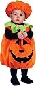 Infant Plush Pumpkin Costume with Hat