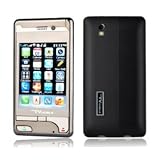 Unlocked T737 Touch Screen Phone Dual SIM GSM Quad Band EDGE WiFi Email Facebook Twitter - No Contract Required AT&T T-Mobile
